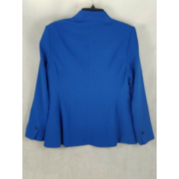 Vince Camuto Womens Blazer Blue Asymmetrical - Picture 2 of 13